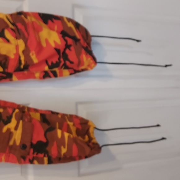 ROTHCO Oversized Baggy Orange Camo Trendy Pants Size Xs - Picture 5 of 9